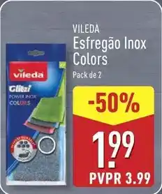 ALDI Vileda - esfregão inox colors promoção