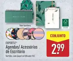 ALDI €co+ - agendas/acessórios de escritorio promoção
