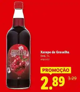 Lidl Groselha - xarope de promoção