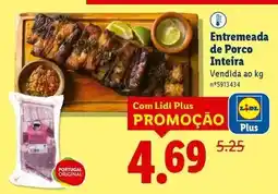 Lidl Portugal - entremeada de porco inteira promoção