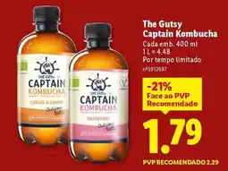Lidl Captain kombucha - the gutsy promoção
