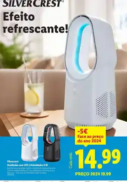 Lidl Silvercrest - efeito refrescante promoção