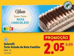 Lidl Gelatelli - tarte gelada de nata familiar promoção
