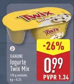 ALDI Danone - logurte twix mix promoção