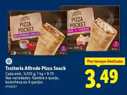 Lidl Trattoria alfredo pizza snack promoção