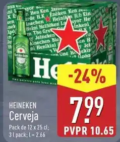 ALDI Heineken - cerveja promoção