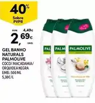 Continente Palmolive - gel banho naturals promoção