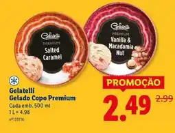 Lidl Gelatelli - gelado copo premium promoção