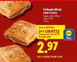 Lidl A+ - folhado misto com carne promoção
