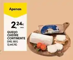 Continente Continente - queijo chevre promoção