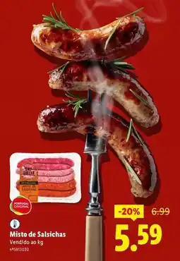 Lidl Nacional - misto de salsichas promoção
