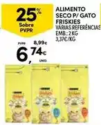 Continente Purina - alimento seco p/ gato friskies promoção
