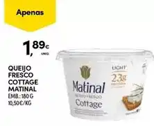 Continente Matinal - queijo fresco cottage promoção