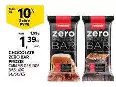 Continente Prozis - chocolate zero bar promoção