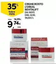 Continente L'oréal - creme rosto revitalift promoção