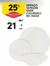 Continente Kasa - serviço 18 peças promoção