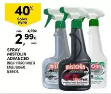 Continente Mistolin - spray advanced promoção