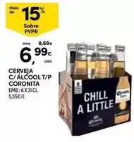 Continente A+ - cerveja c/ alcool t/p promoção