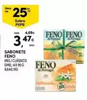 Continente Feno - sabonete promoção
