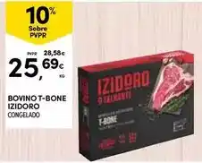 Continente Izidoro - bovino t-bone promoção