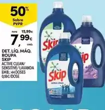 Continente Skip - det. líq. mãq. roupa promoção