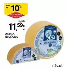 Continente Ilha azul - queijo promoção
