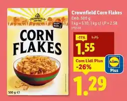 Lidl com - corn flakes promoção