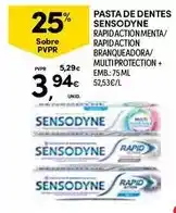 Continente Sensodyne - pasta de dentes promoção