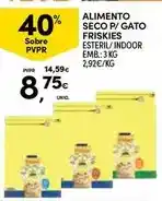 Continente Friskies - alimento seco p/ gato promoção