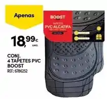 Continente Boost - conj. 4 tapetes pvc promoção