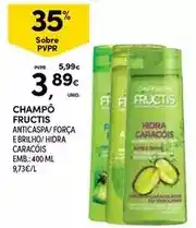 Continente Fructis - champô promoção