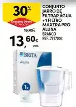 Continente Brita - conjunto jarro de filtra água +1 filtro maxtra pro promoção