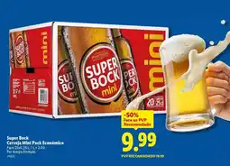 Lidl Super bock - cerveja mini pack economico promoção