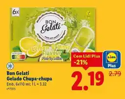 Lidl Up - gelado chupa-chupa promoção