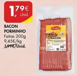 Pingo Doce Bacon Porminho fatias promoção