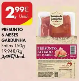 Pingo Doce Presunto 6 meses gardunha fatias promoção