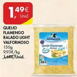 Pingo Doce Queijo flamengo ralado light valformoso promoção