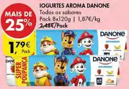 Pingo Doce Iogurtes aroma danone promoção