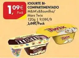 Pingo Doce Iogurte bi-compartimentado promoção