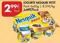 Pingo Doce Iogurte nesquik petit promoção