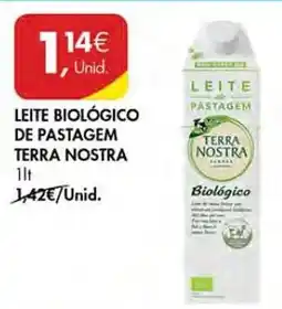 Pingo Doce Leite biológico de pastagem terra nostra promoção