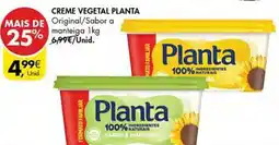 Pingo Doce Creme vegetal planta promoção