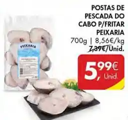 Pingo Doce Postas de pescada do cabo p/fritar peixaria promoção