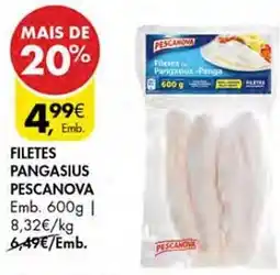 Pingo Doce Filetes pangasius pescanova promoção