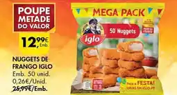Pingo Doce Nuggets de frango iglo promoção