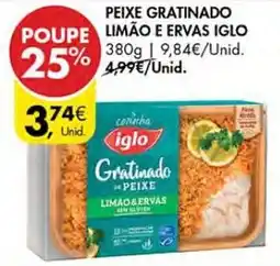 Pingo Doce Peixe gratinado limao e ervas iglo promoção