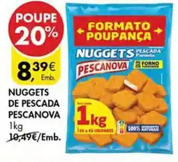 Pingo Doce Nuggets de pescada pescanova promoção