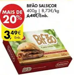 Pingo Doce Bifão salsicor promoção