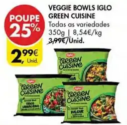 Pingo Doce Veggie bowls iglo green cuisine promoção