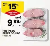 Continente Bom dia Postas de perca do nilo promoção
